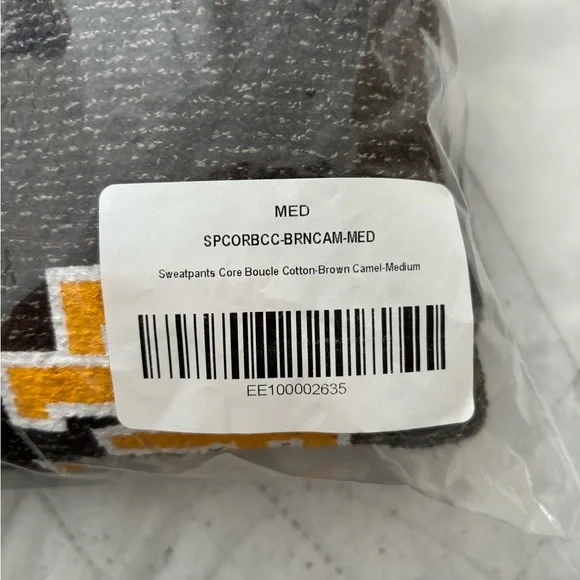 eric emanual ee boucle pant brown/yellow BRAND NEW size mens m‎